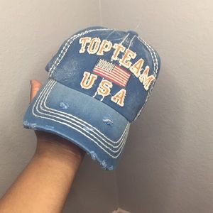 Distress Jean Cap